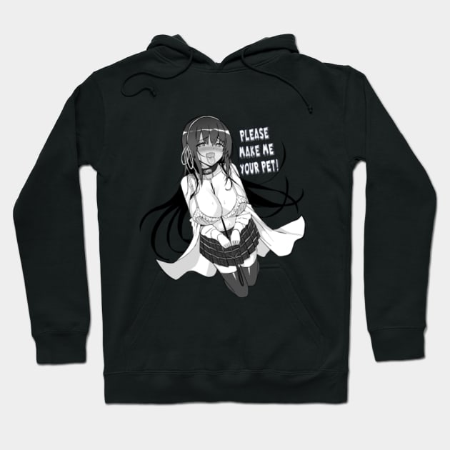 Kawaikereba Hentai demo Suki ni Natte Kuremasu ka Sayuki senpai Lewd Waifu Kawaiikereba Hoodie TeePublic